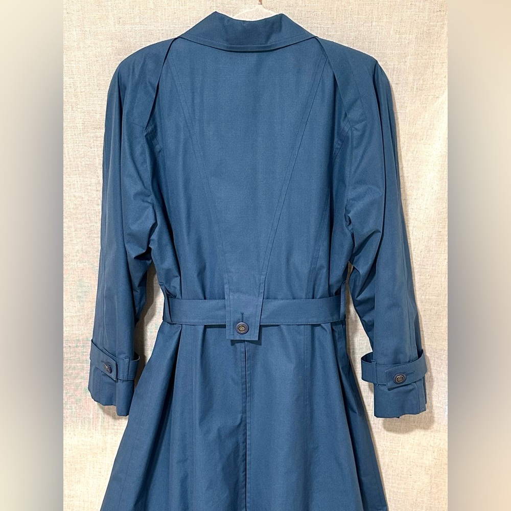 London Fog Vtg Long Trench Coat, Winter & Spring | 70s 80s USA| VTG SZ 12 Reg - Picture 5 of 11